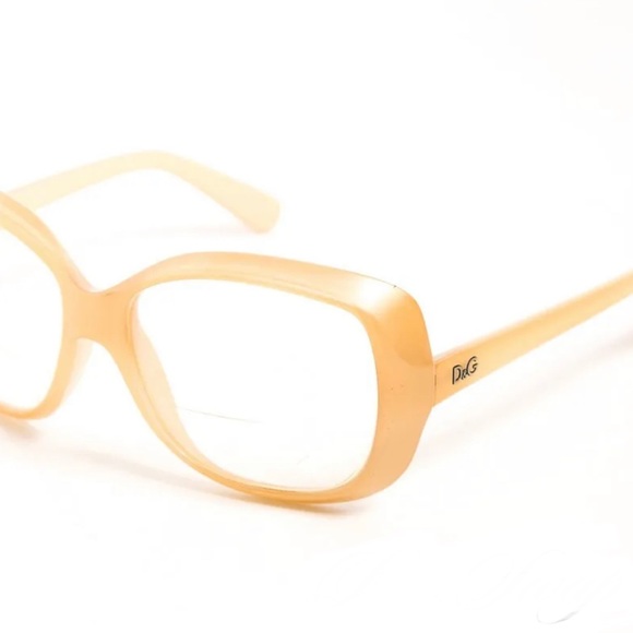 SALE ! ๐๐ Pristine Dolce & Gabbana Champagne Pearlescent Large Glasses / Frames - Picture 2 of 6